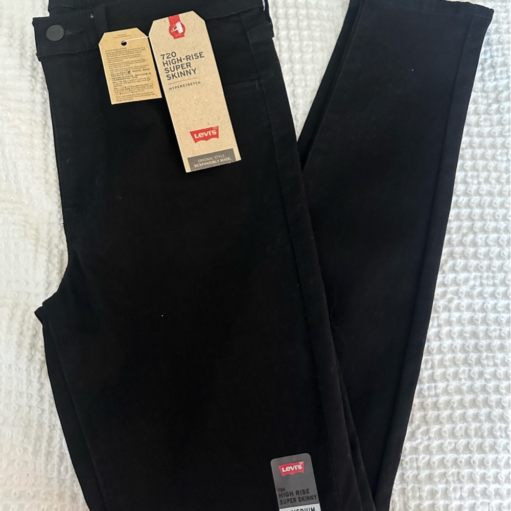 Levi's Black High-Rise Skinny Jeans